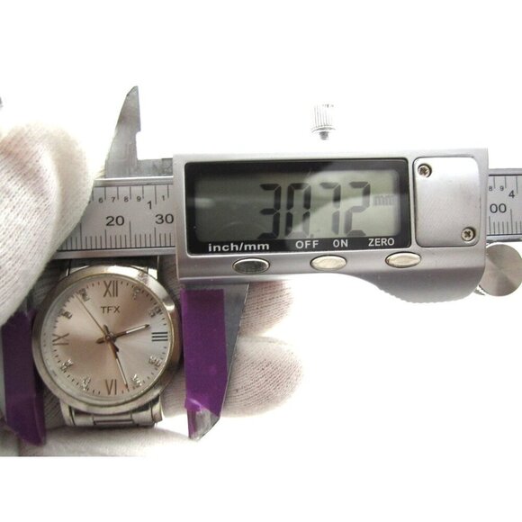 Women TFX by Bulova Quartz WR Analog 30mm Round Watch (H871) \